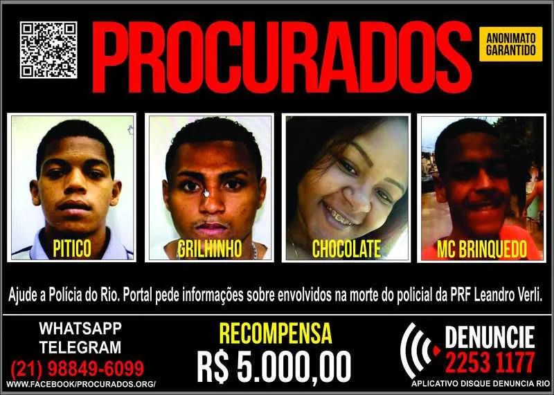 A recompensa é de R$5 mil para cada 
