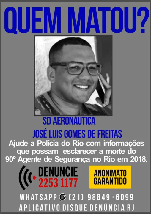 Soldado da Aeronáutica José Luiz Gomes de Freitas 