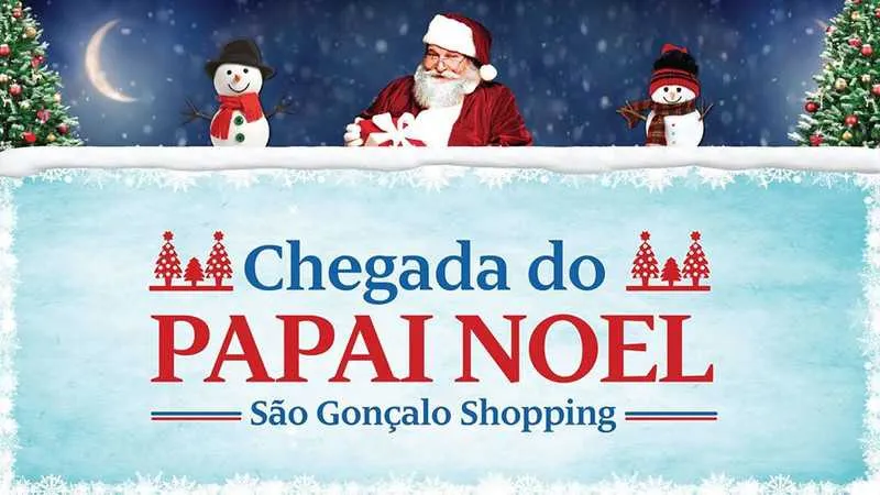 São Gonçalo está pronta para a chegada de Papai Noel