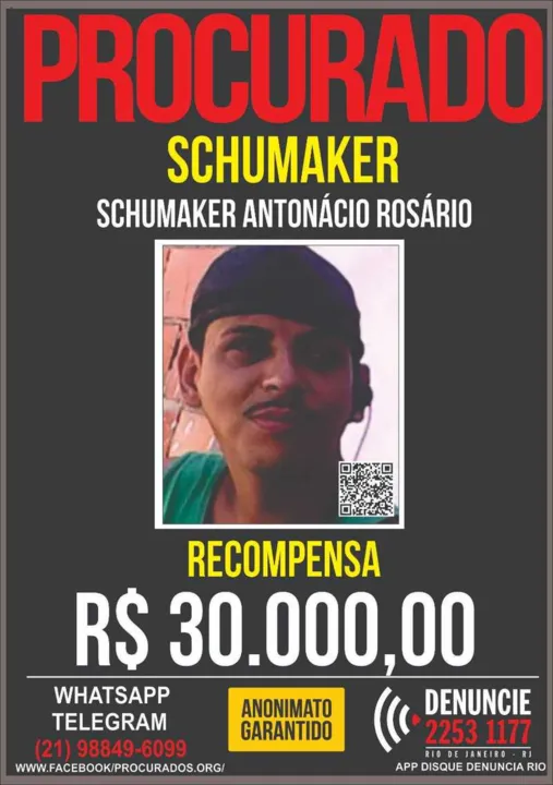 Schumaker Antonácio do Rosário, o ‘Piloto’ estaria com o rosto mais redondo e bigode fino