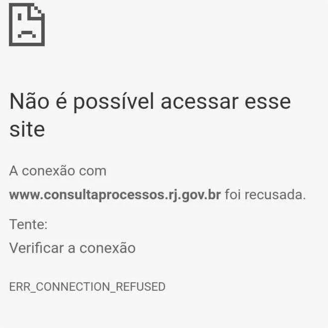Mensagem de erro ainda aparece quando o policial tenta fazer a comunicação