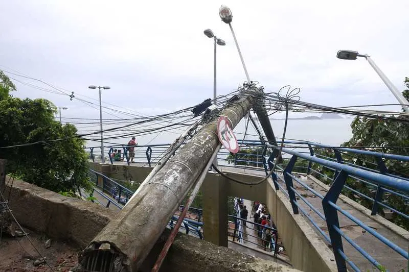 Foram registradas 186 quedas de árvores na cidade do Rio 