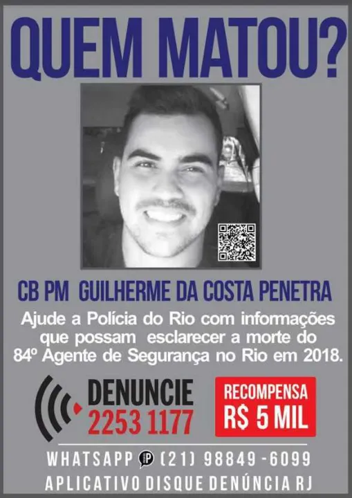 A recompensa é de R$ 5 mil