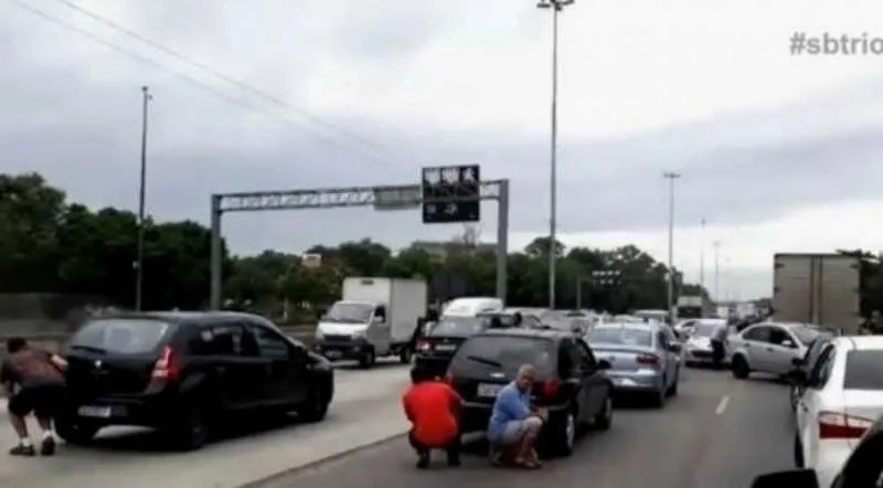 Tiroteio assustou pedestres
