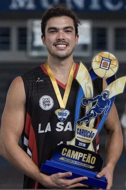O jogador Artur Rodrigues, do Niterói Rugby