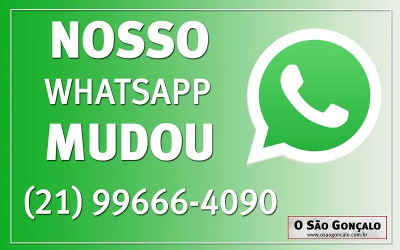 Atenção para nosso novo número de WhatsApp
