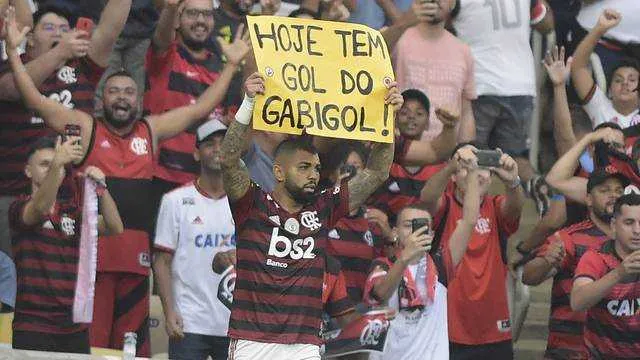 Gabigol marcou dois gols na partida desse domingo