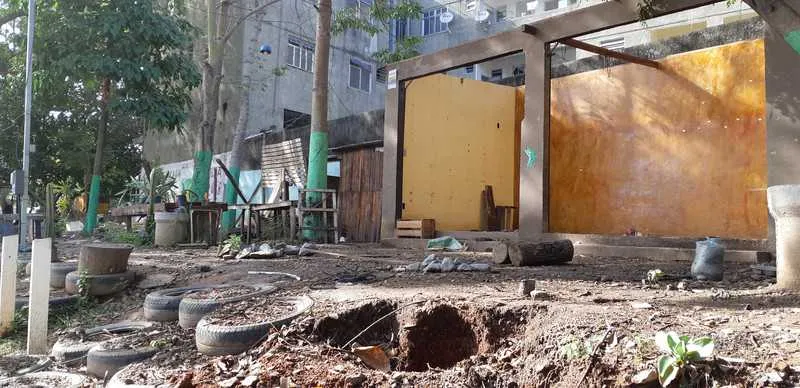 Situação pode ser vista ao longo do bairro Nova Cidade