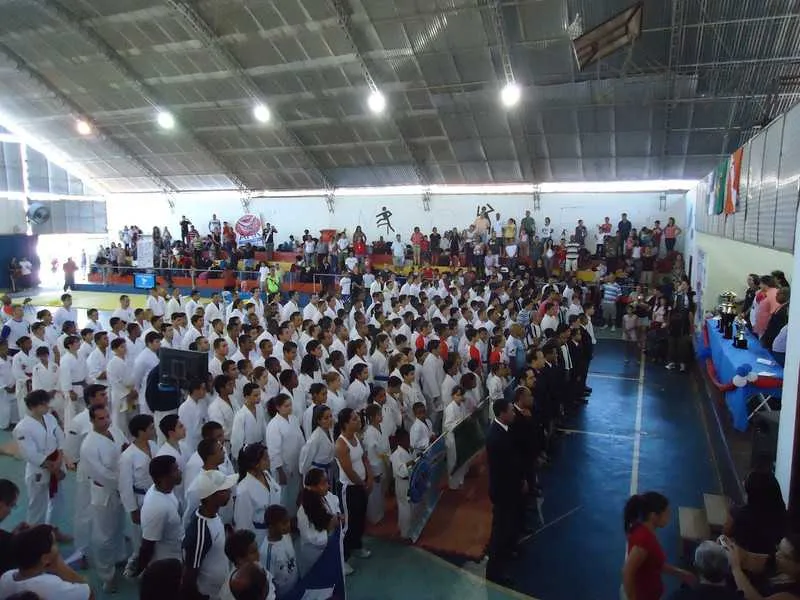 6ª Copa Maricá de Karate realizada em 2012 no C. Cenecista Maricá