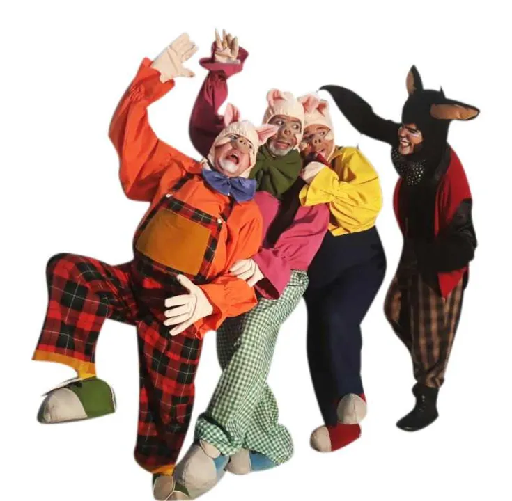 Imagem ilustrativa da imagem Clássico 'Os Três Porquinhos" estreia no Teatro da UFF