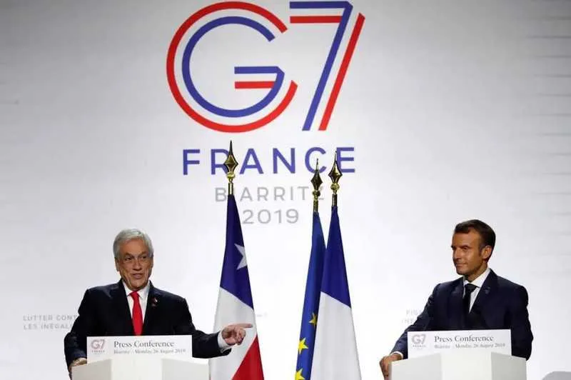 O anúncio foi feito pelos presidentes da França, Emmanuel Macron, e do Chile, Sebastián Piñera