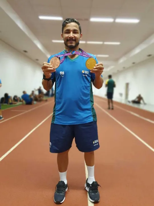 Esta foi a primeira participação dele nos jogos