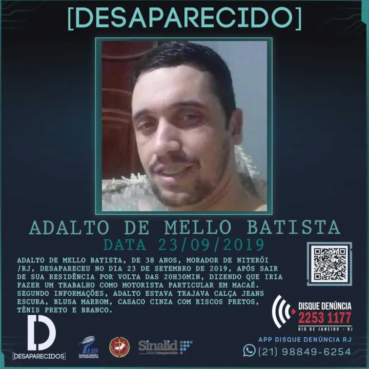Imagem ilustrativa da imagem Motorista de aplicativo morador de Niterói continua desaparecido