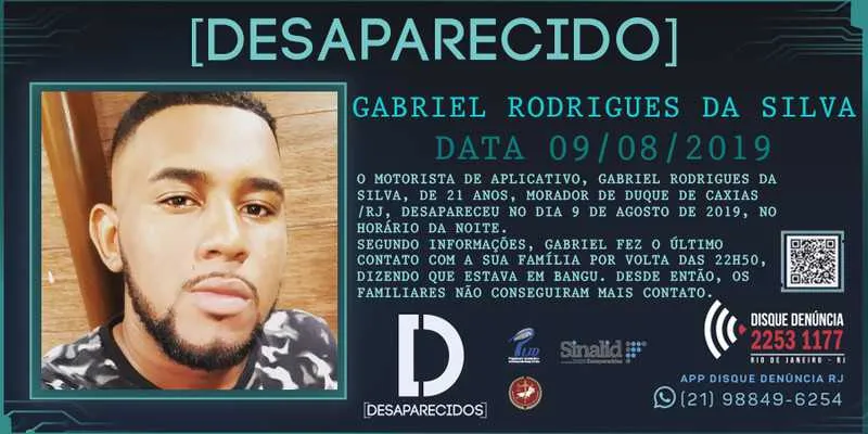Motorista de aplicativo desapareceu no último dia 9