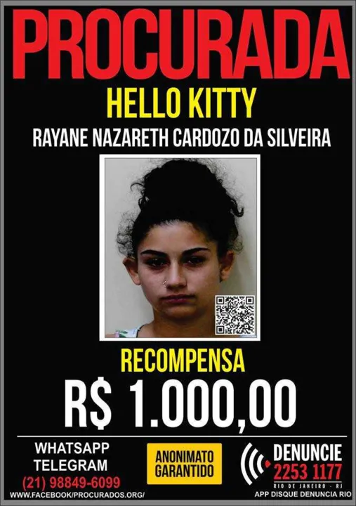 Existe uma recompensa pela prisão de 'Hello Kitty' 