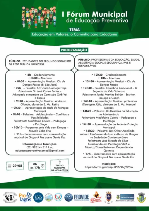 Evento acontece no do 29 de agosto