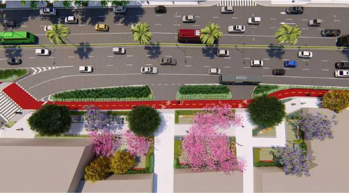 O prefeito Rodrigo Neves (PDT) assinou nesta segunda-feira (5) a ordem de início da obra de requalificação e urbanização da Avenida Marquês do Paraná