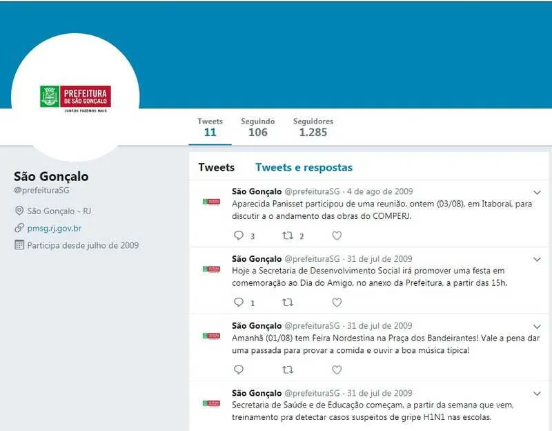 Imagem ilustrativa da imagem Páginas em redes sociais que foram desativadas pela Prefeitura de SG seguem na web