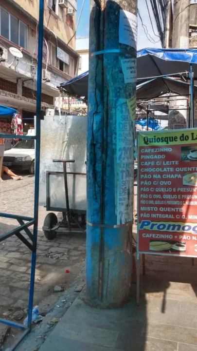 Comerciantes dizem que falta de luz no local é constante