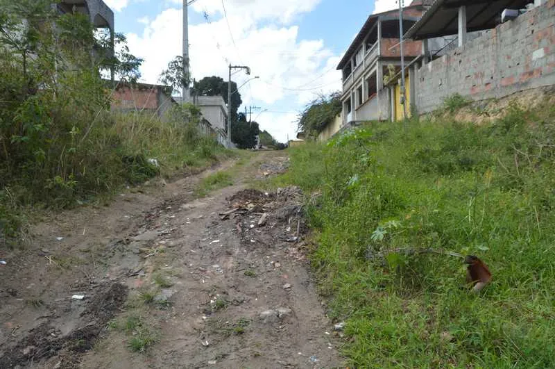 Moradores cortam os matos para evitar bichos e proliferação de insetos no local 