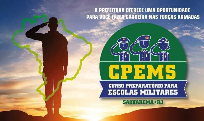 Há vagas para Pré Militar e Enem