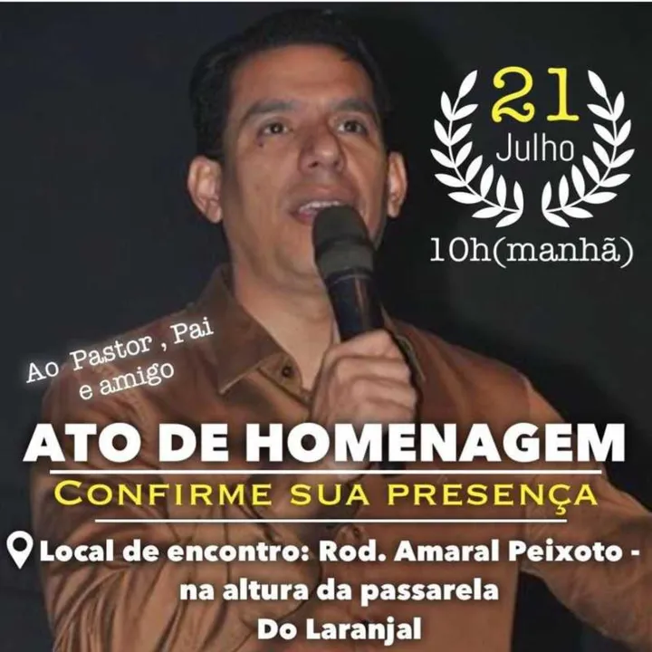 Evento está sendo organizado por apenas três filhos da vítima