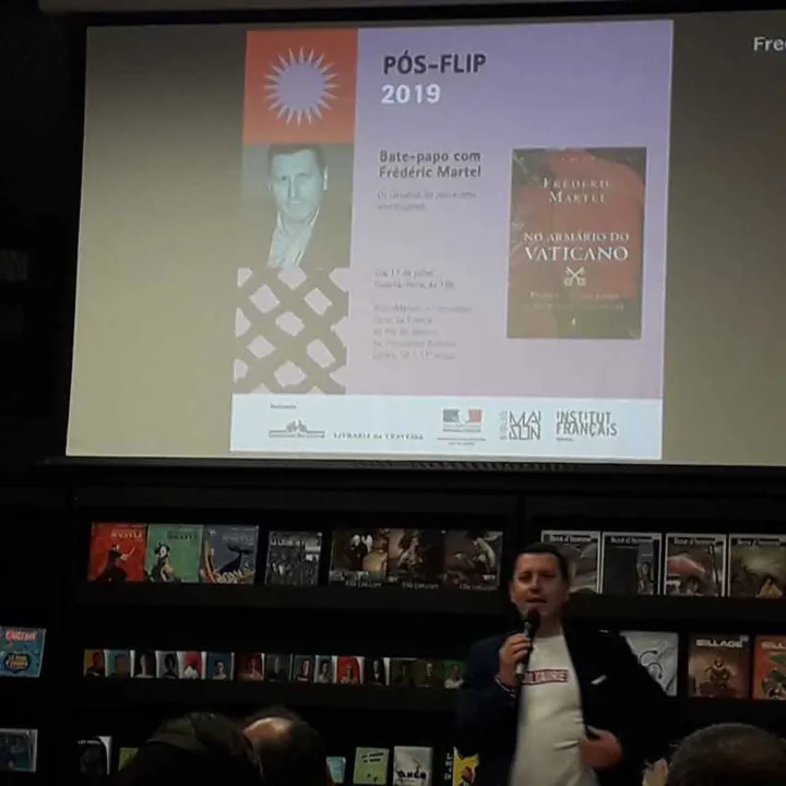Jornalista francês Frédéric Martel também falou de seu novo livro