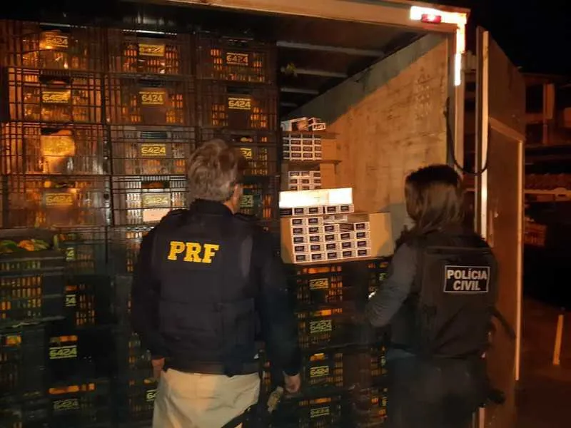 Foram apreendidos 250 mil maços contrabandeados