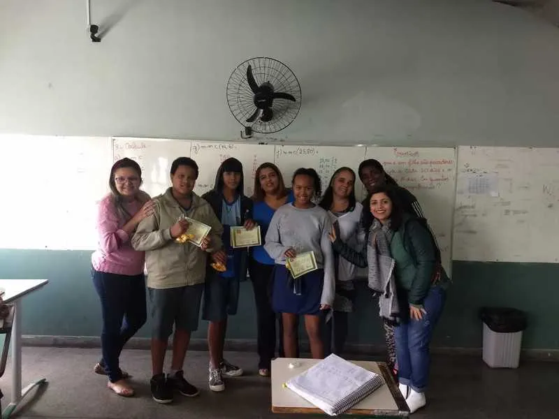Alunos receberam certificado pela conquista 
