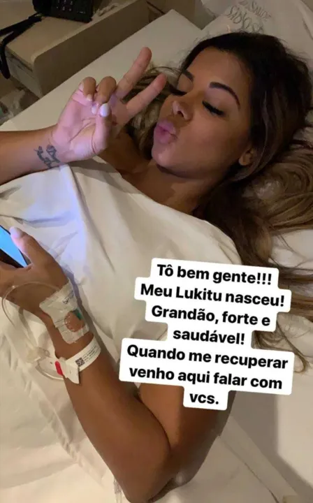 Influenciadora digital e o filho estão bem 