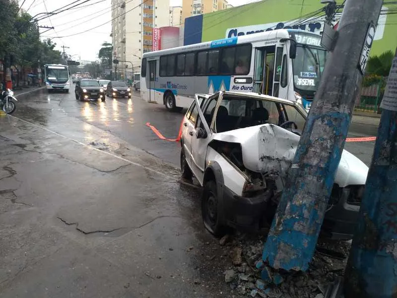 Acidente aconteceu na Avenida Alfredo Becker