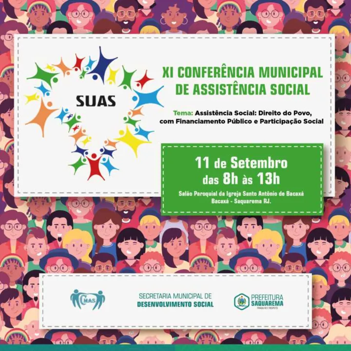 Evento será no próximo dia 11 de setembro