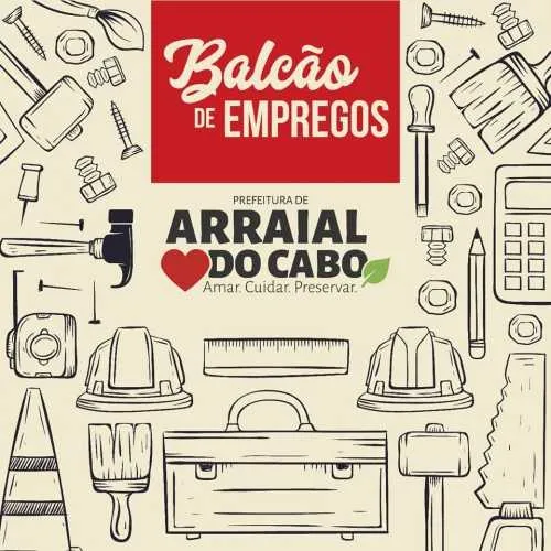 Os currículos podem ser enviados por email