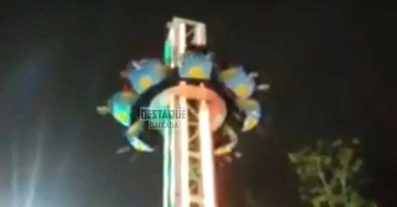 Um menina teve ferimentos no nariz e está internada