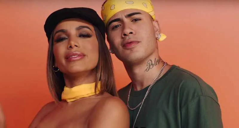 Anitta e Kevinho fizeram parceria no clipe "Terremoto"