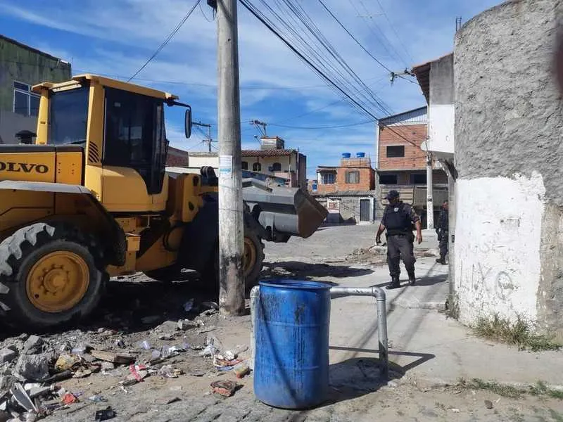 Houve troca de tiros durante a ação