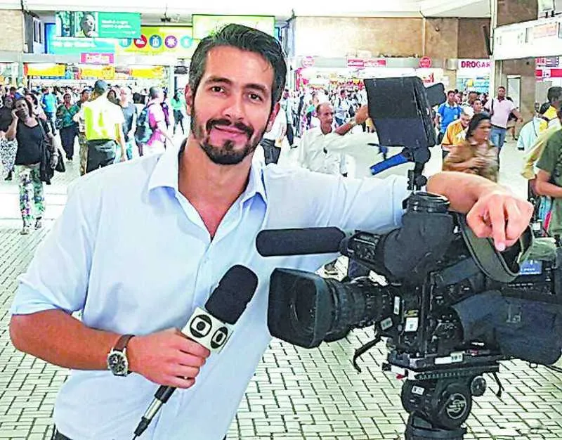 Repórter Danilo Vieira falou sobre a fama de galã na emissora da Globo 