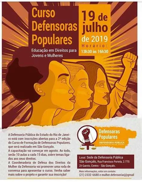 Os cadastros poderão ser feitos no horário de 13h30 às 16h30