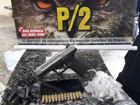 Suspeito foi preso pela P2