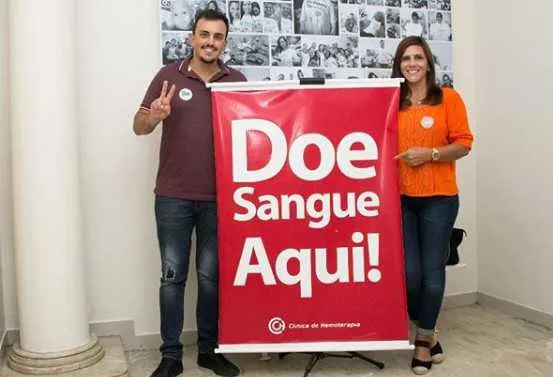 Primeira campanha de sangue realizada pelo grupo no começo deste ano