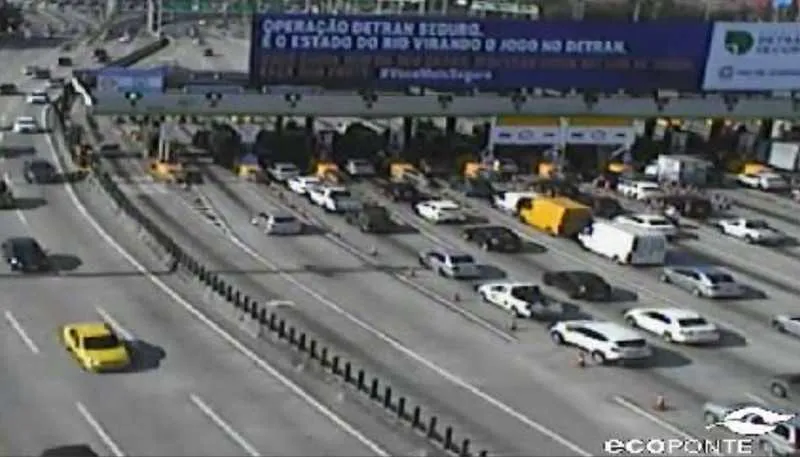Deslocamento sentido Rio de 28 minutos