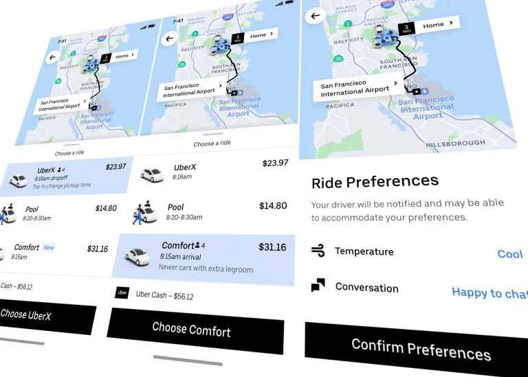 Uber Comfort chega ao Brasil em novembro