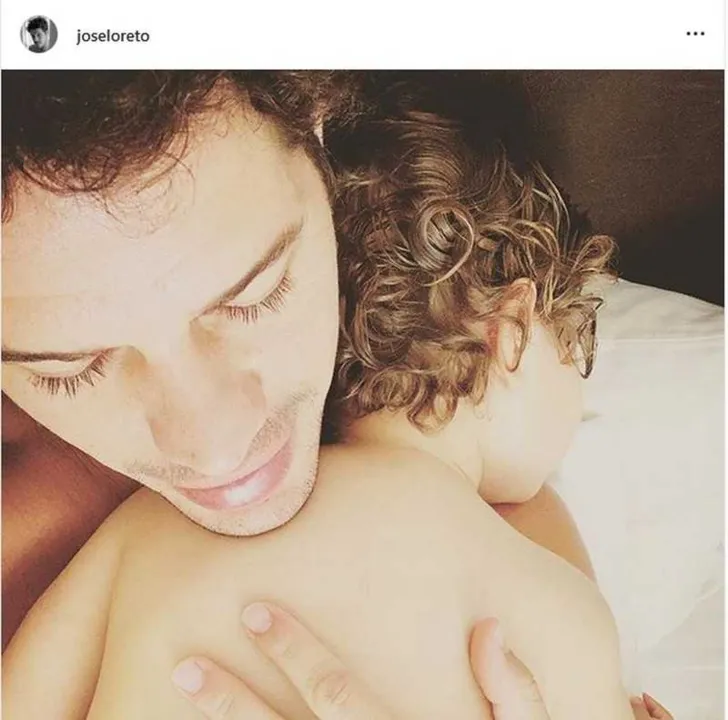 José Loreto com sua filha Bella