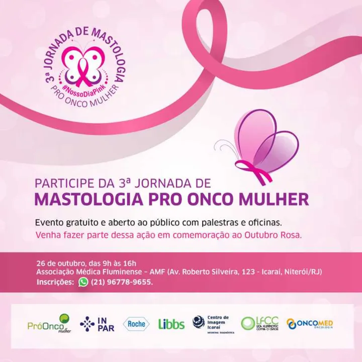 A  jornada contará com circuito de palestras