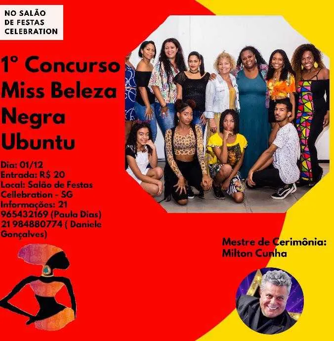 O evento contará com jurados da Tv Globo e com a apresentação de Milton Cunha 