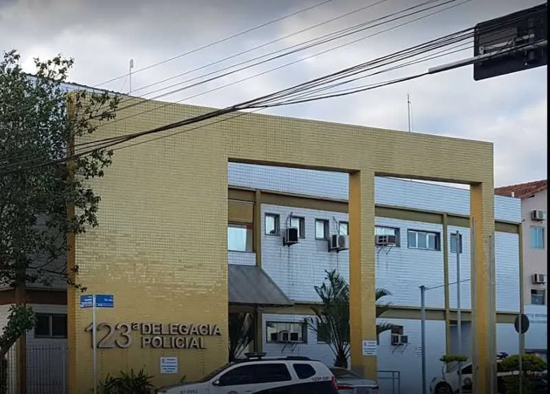 Suspeito está na 123° Delegacia de Polícia 