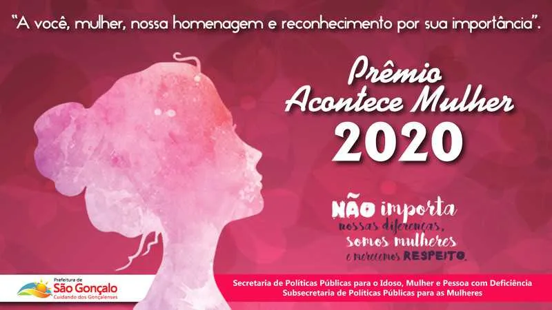 Imagem ilustrativa da imagem Abertas inscrições para a 9ª edição do Prêmio Acontece Mulher
