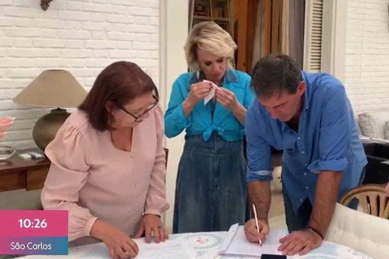 Ana Maria Braga se casou na última sexta com empresário francês