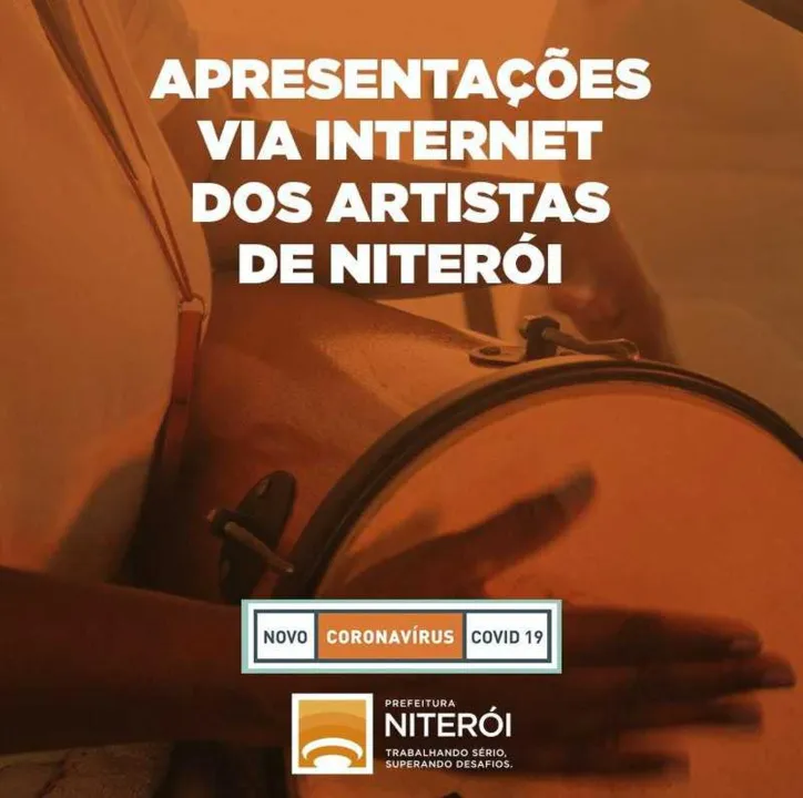 Imagem ilustrativa da imagem Artistas de Niterói vão se apresentar pela internet