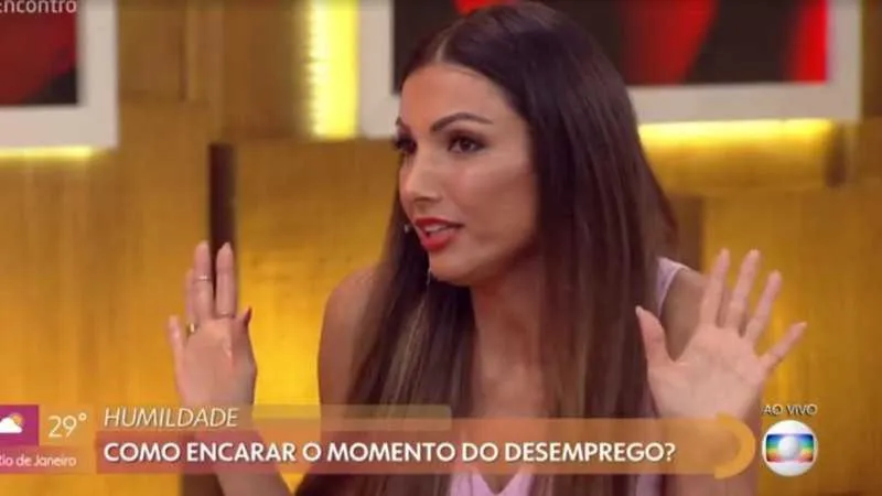 Imagem ilustrativa da imagem Internautas se revoltam com Patrícia Poeta durante programa 'Encontro'